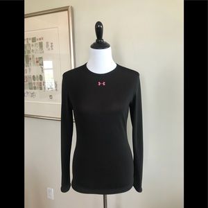 Under Armour Black/Pink Reversible Top Size S